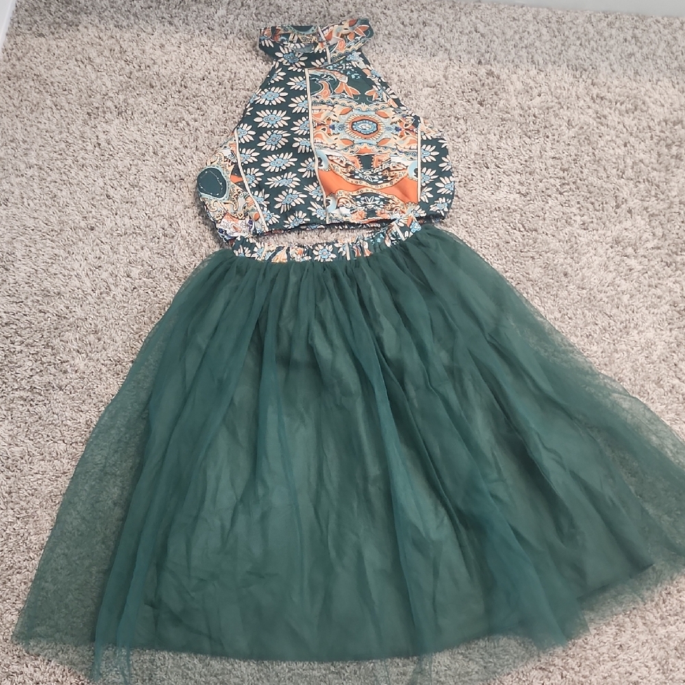 SHEIN Super Cute Tulle Skirt w/ Top Set
